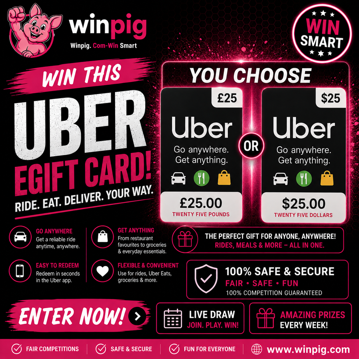 Win - UBER eGfit Card